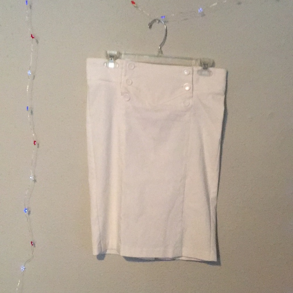 White skirt